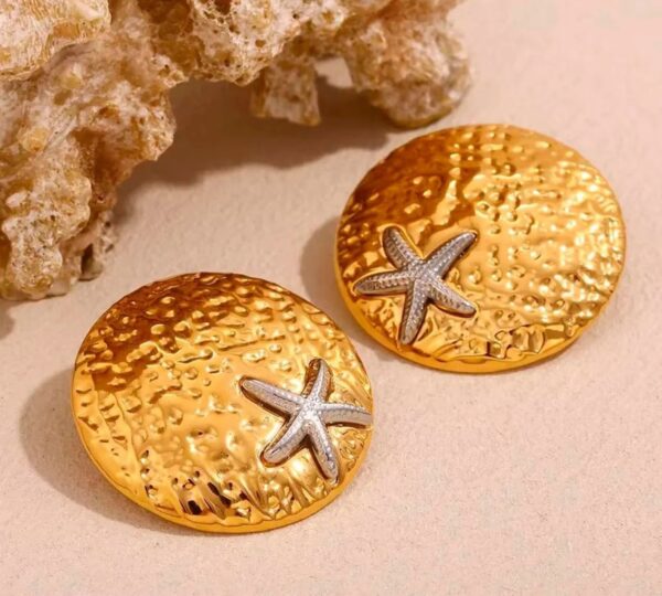 Medallion Brooch Set - Earrings, Ring - Image 7