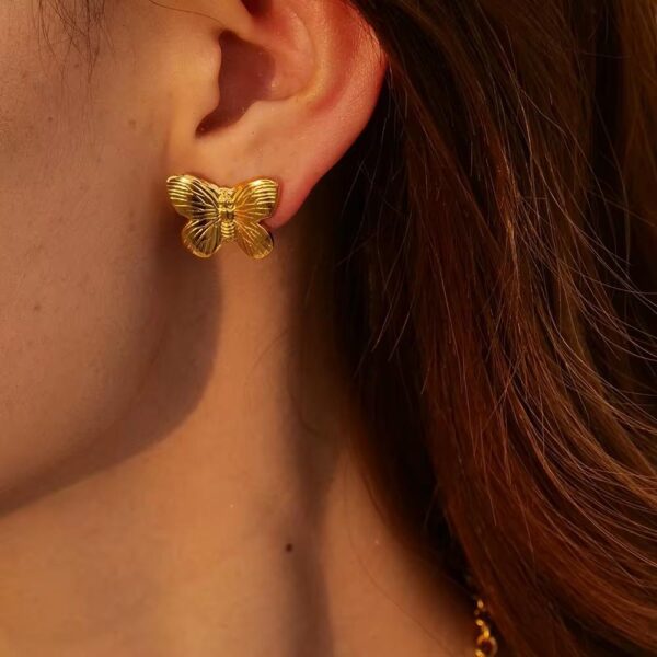 Butterfly Statement Earrings - Image 2