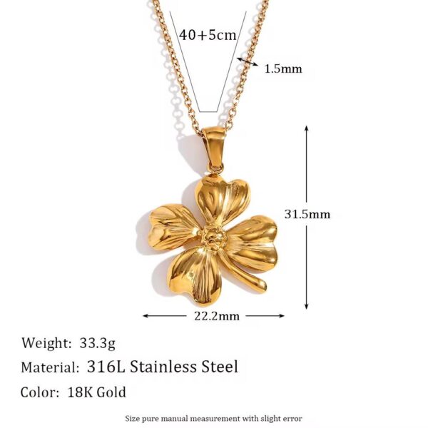 The Clover Luxe Set Necklace - Image 4
