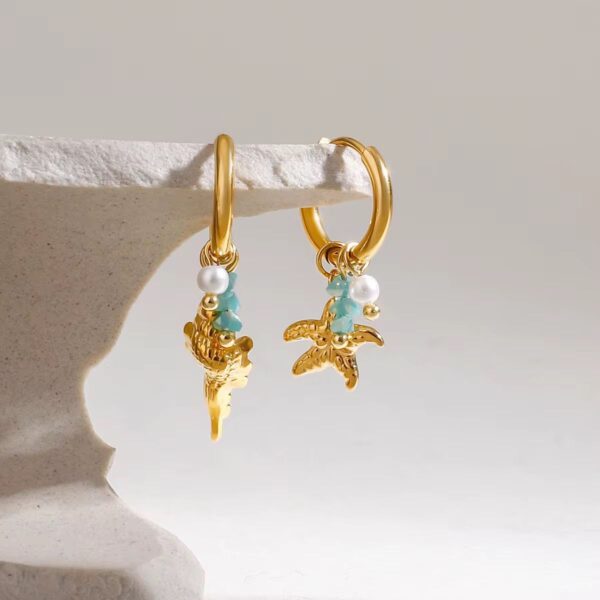 Charms hoop Earrings