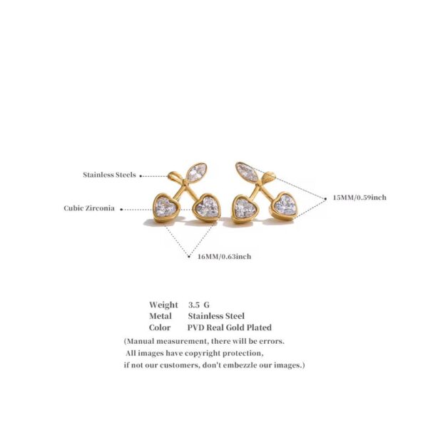 Cherry Spark Earrings - Image 3