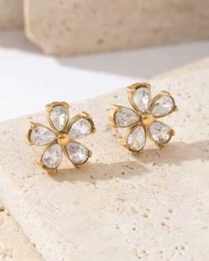 Crystal Bloom Studs