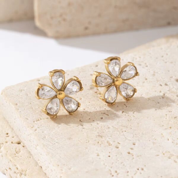 Crystal Bloom Studs
