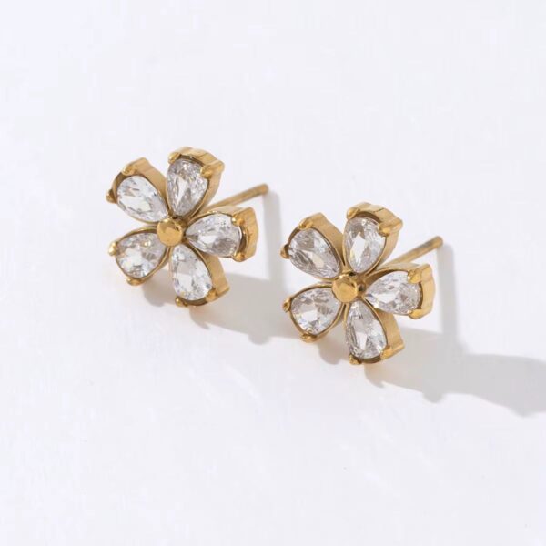 Crystal Bloom Studs - Image 2