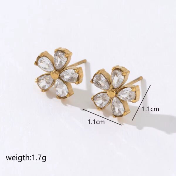 Crystal Bloom Studs - Image 4