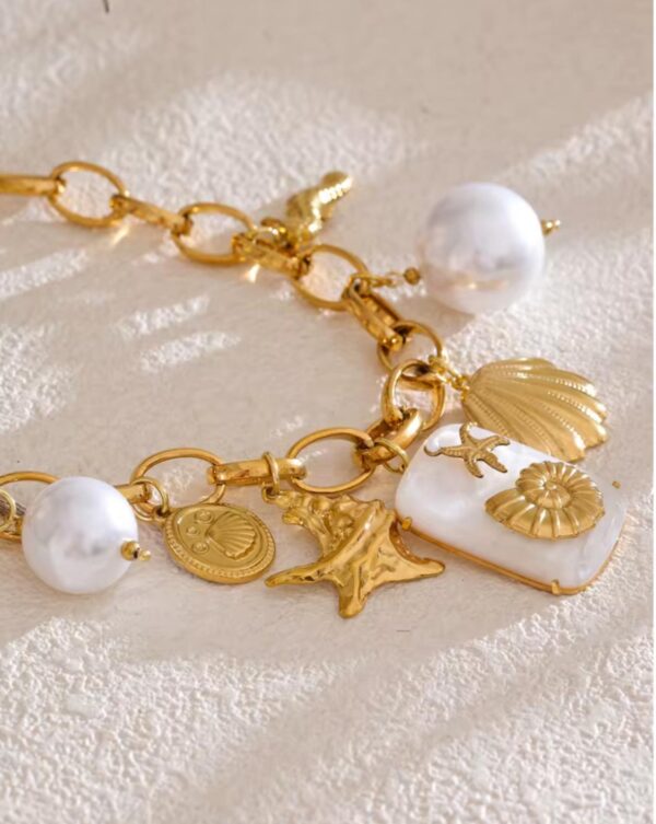 Golden Tides Charm Necklace - Image 5