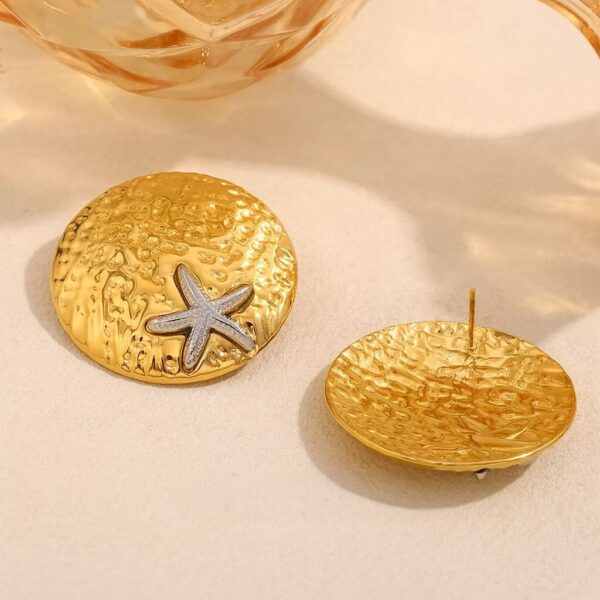 Medallion Brooch Set - Earrings, Ring - Image 9