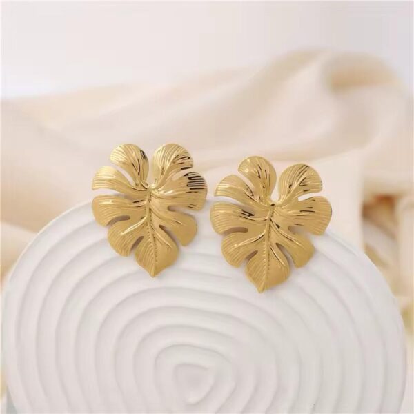 Monstera Luxe Earrings - Image 4