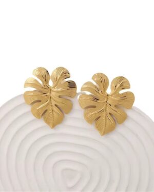 Monstera Luxe Earrings