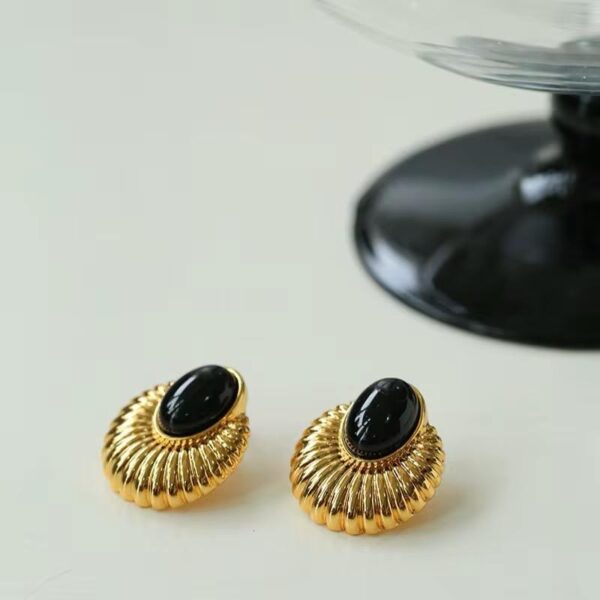 Noir Soleil Earrings - Image 2