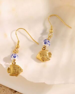 Ocean porcelain drops