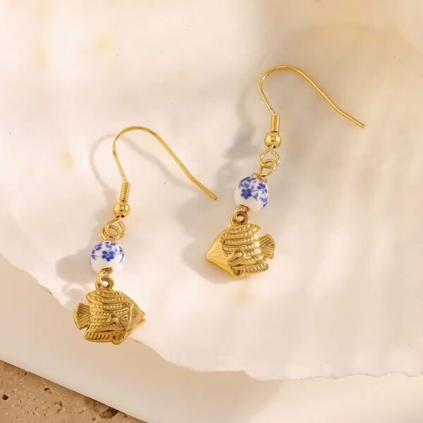 Ocean porcelain drops