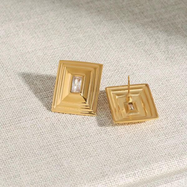 Power Frame Earrings - Image 6