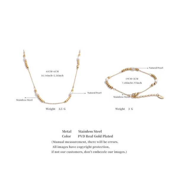 Set natural pearls - Image 2