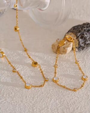 Set sparkling zirconia