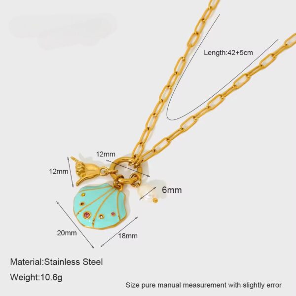 Shoreline Charm Necklace - Image 4