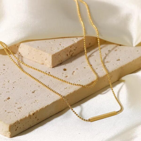 The Minimal Bar Necklace - Image 4