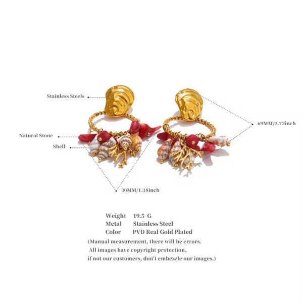 Calypso Drop Earrings - Image 4