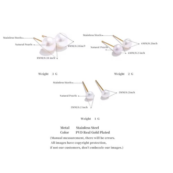 Pearl earrings - Image 2
