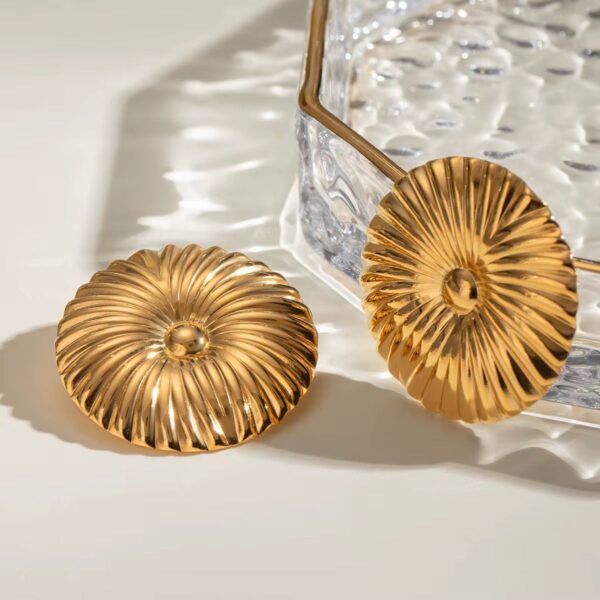 Golden Icon Earrings - Image 3