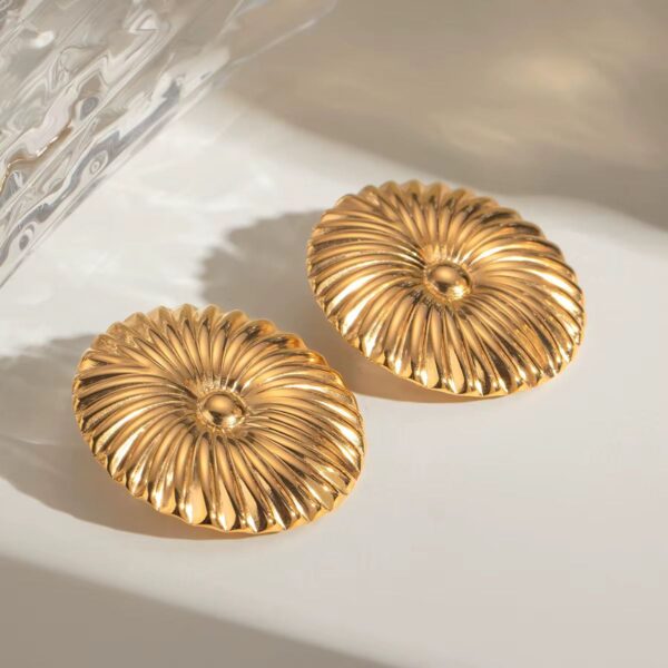 Golden Icon Earrings - Image 2
