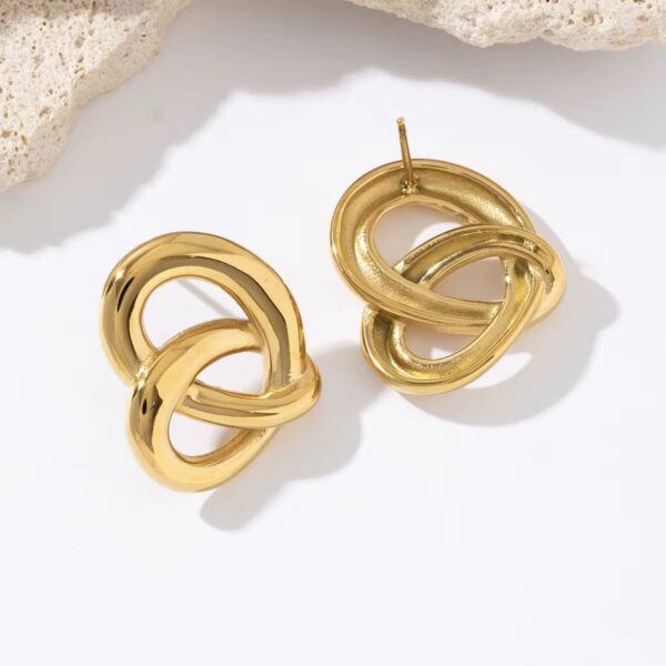 Knot of Love Earrings - Image 2