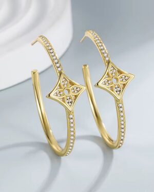 Luxe Star Hoops