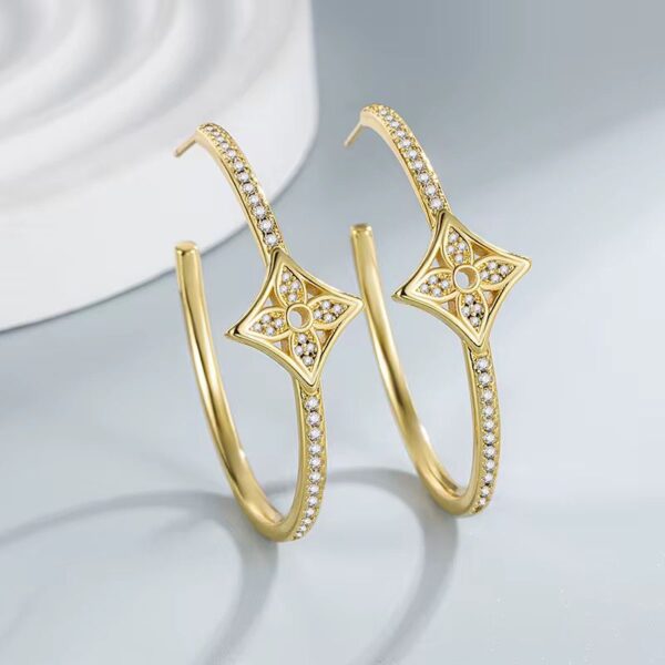 Luxe Star Hoops