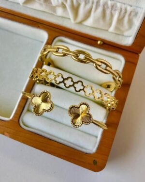 Clover Luxe Bangle Set