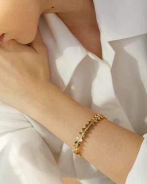Golden Edge Bangle