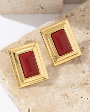 Teresa Bold Red Earrings