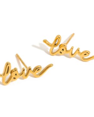 Love Signature Studs